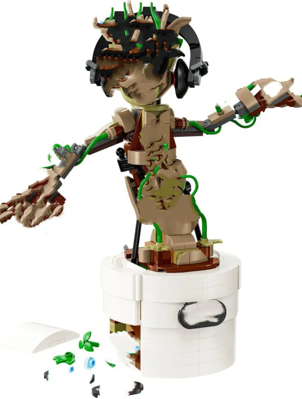 Compatible with Lego Groot Tree Man Marvel Avengers Iron Man Spider-Man Boy Building Block Toy