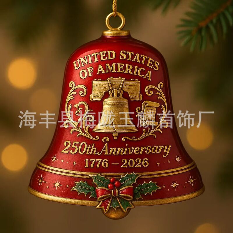 热销 United States 250th Anniversary 250周年纪念圣诞节挂饰|undefined