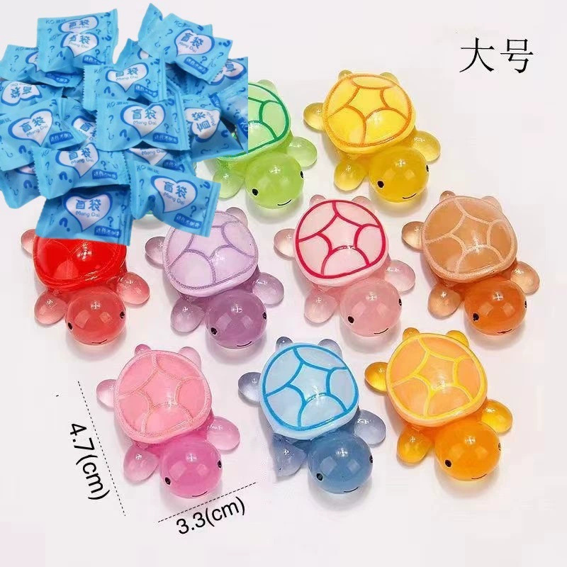 4.7cm 무작위 혼합 색상 거북이