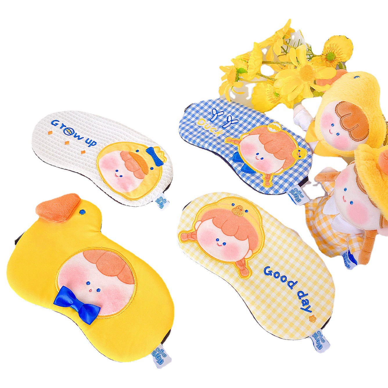 B.Duck, подлинный ледяной пакет, маска для сна в виде мультфильма