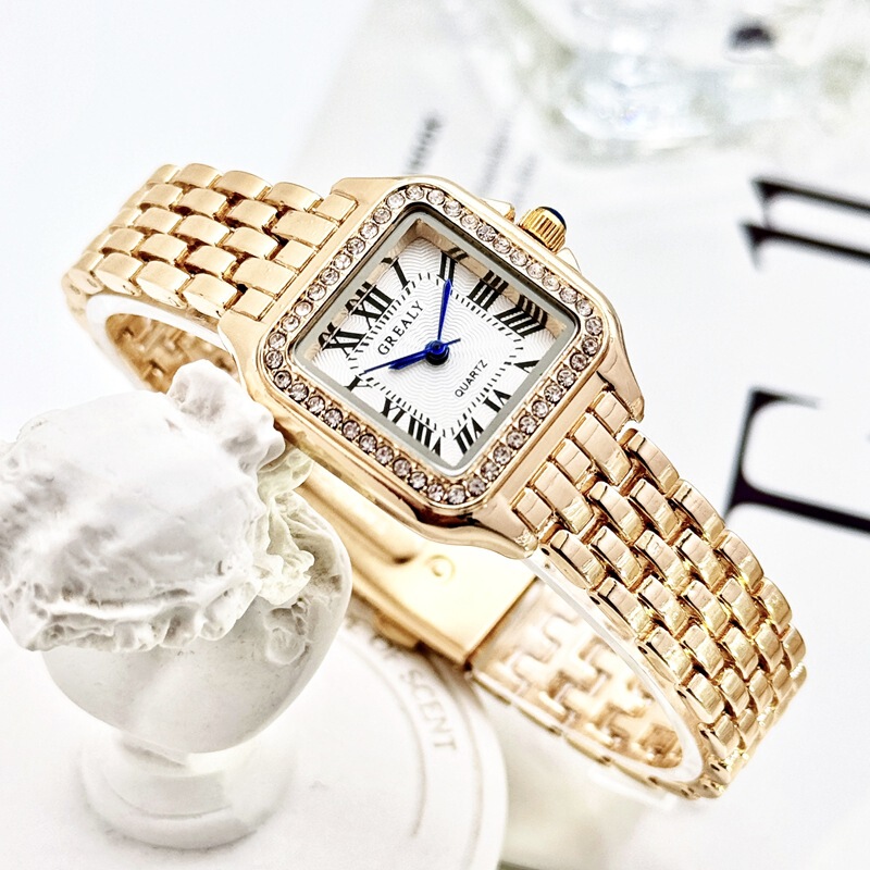 Dropshipping Cross-Border Watches, Popular Waterproof Women's Watches, Fashionable Quartz Watches, Square Watches for Women, Wholesale Watches, Custom Watches