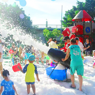 Foam Machine Outdoor Large Jet Intelligent Shaking Head Bubble Machine Kindergarten Water Park Swimming Pool Scenic Spot Party