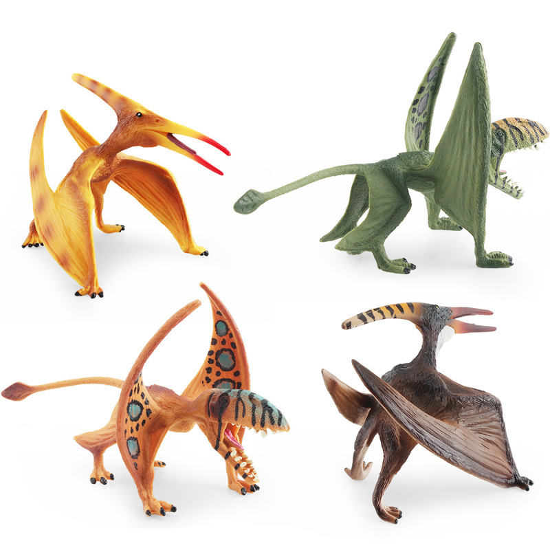 Modelo de dinosaurio Jurásico de simulación transfronteriza juguete de decoración estática de escritorio pterosaurus sin dientes cognitivo infantil