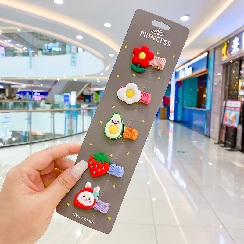 Clip de verano Corea del Sur lindo traje roto horquilla Accesorios para el cabello para niños