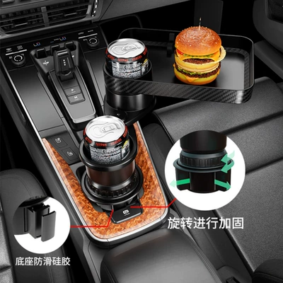 Rack, Rotatable Mobile Phone Storage: Car cup holder/beverage holder