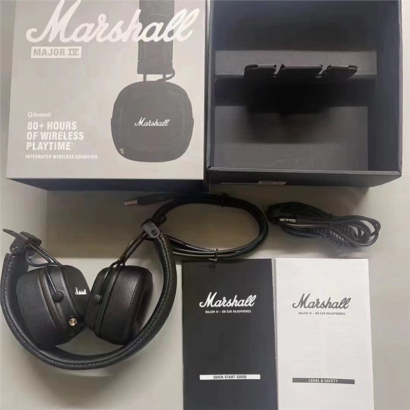 マーシャルMARSHALLメジャーiv 4世代ヘッドセット無線bluetoothイヤホンの重低音に適しています|undefined