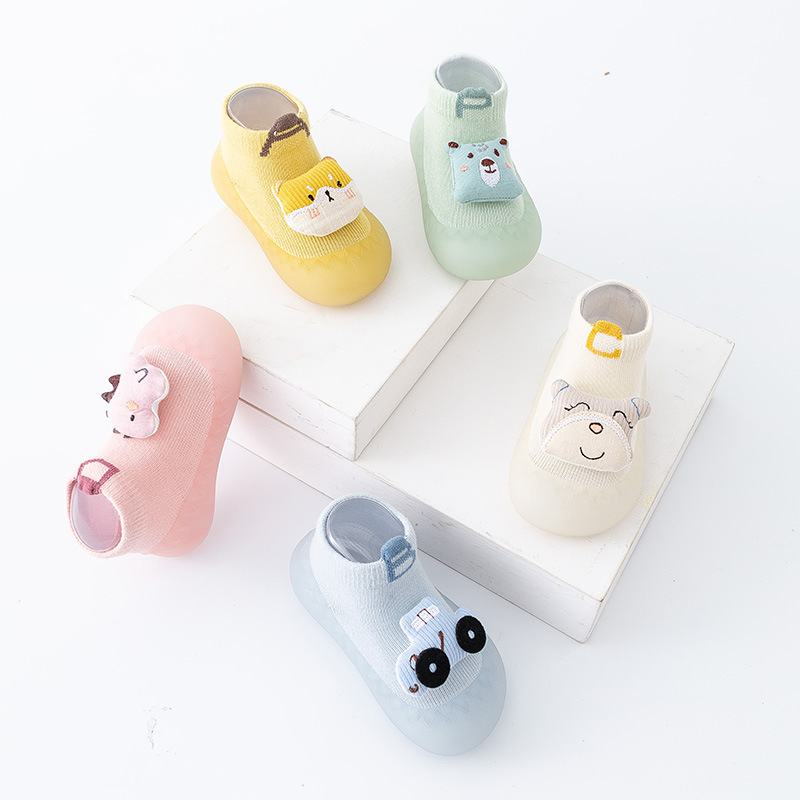 Baby Shoes and socks Spring/Summer 2022 new rubber soles non-slip newborn toddler socks Cartoon children's floor shoes for men and women