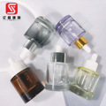 工厂现货 30ml50ml厚底瓶瓶 滴管瓶精华瓶香水瓶 化妆品玻璃瓶