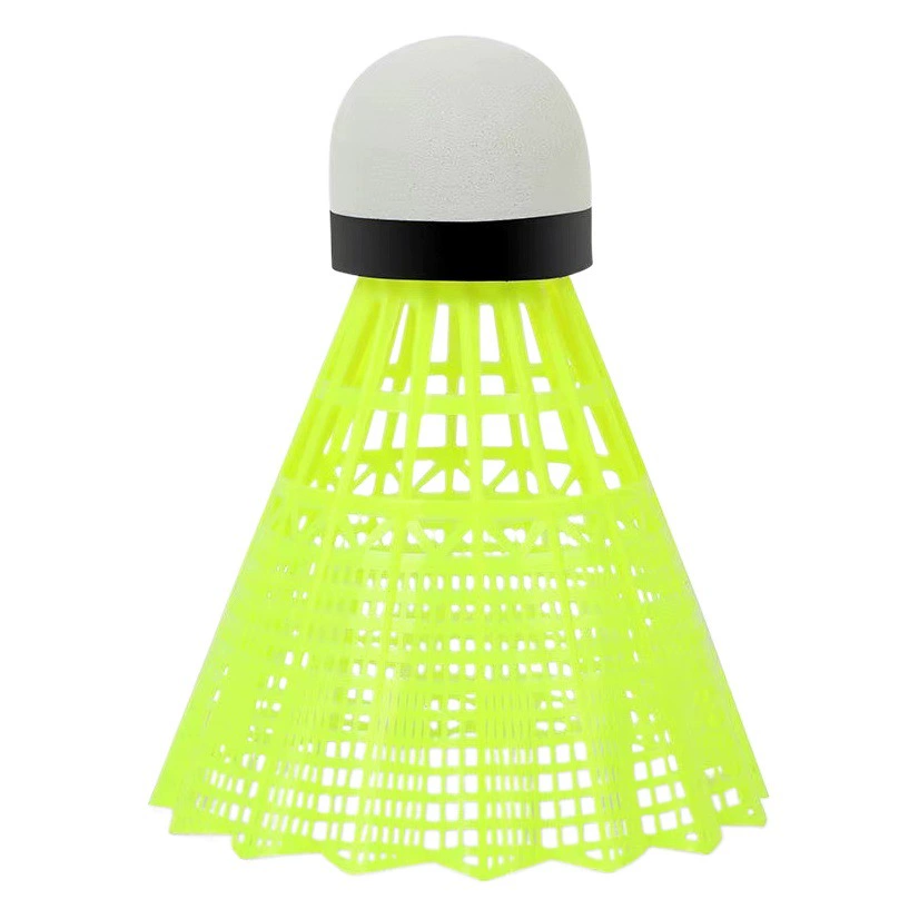 Завод прямой пластиковый бадминтон ветрозащитный Красочный Эластичный пластиковый клей для начинающих тренировочный мяч оптом цвет