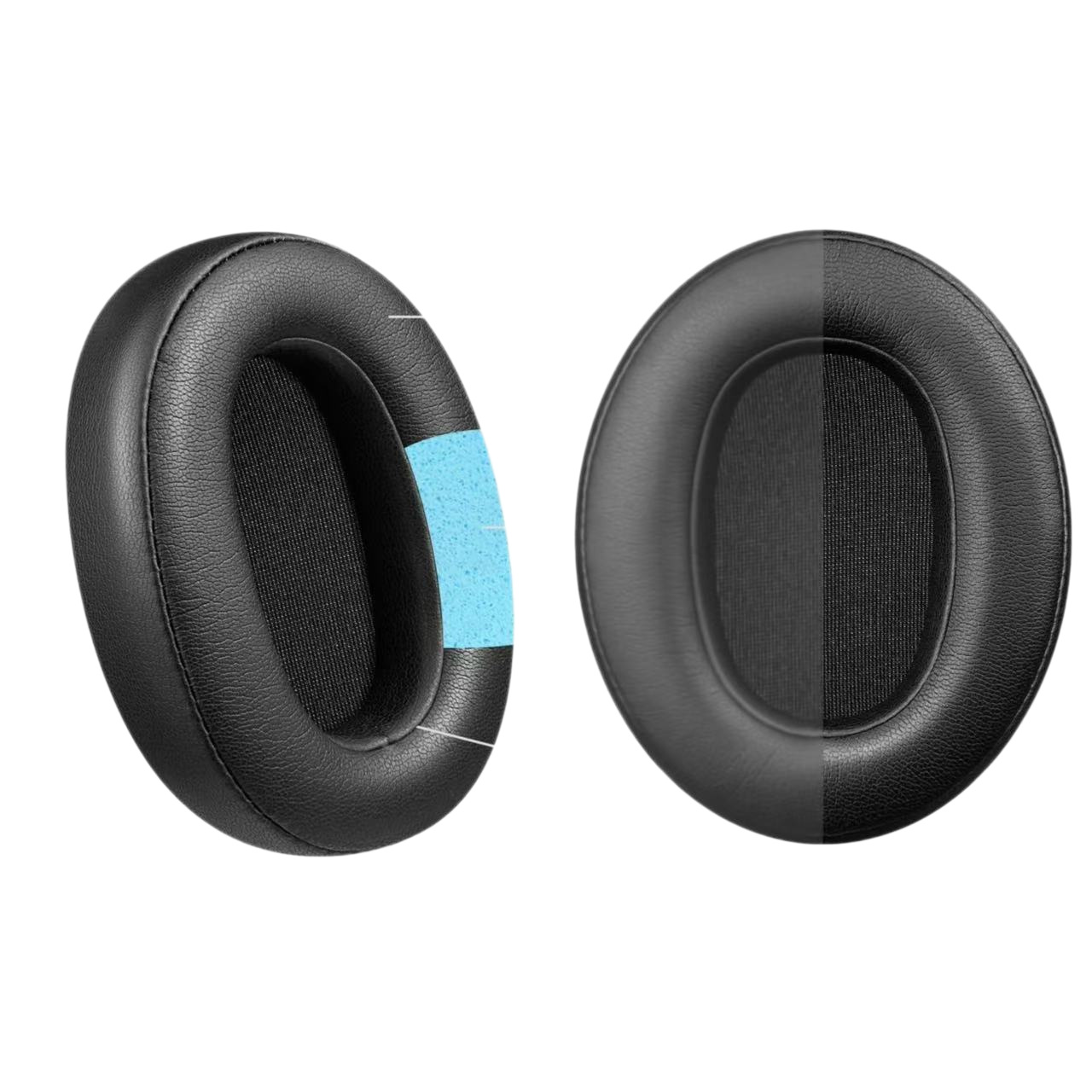 Aplicable a KVIDIO WH201A auriculares auriculares auriculares auriculares esponja protector de piel protectoras auriculares