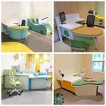 童医院疫台接种诊疗床医苗生办公桌接诊儿台采血台542儿科诊