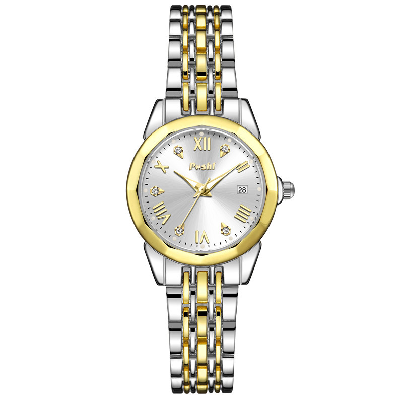 Venta caliente calendario único impermeable reloj de mujer POSHI marca reloj de cuarzo reloj de moda mujer TikTok live