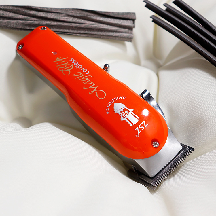 ZSZ-F50 nuevo metal cáscara inferior eléctrica Clipper aceite cabeza empuje talla marca gradiente eléctrico empuje pelo Clipper fábrica al por mayor