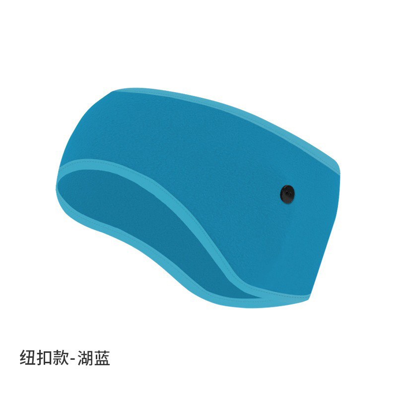 亚马逊防寒发带纯色抓绒防风额头保暖头带加绒加厚跑步运动护耳带|undefined
