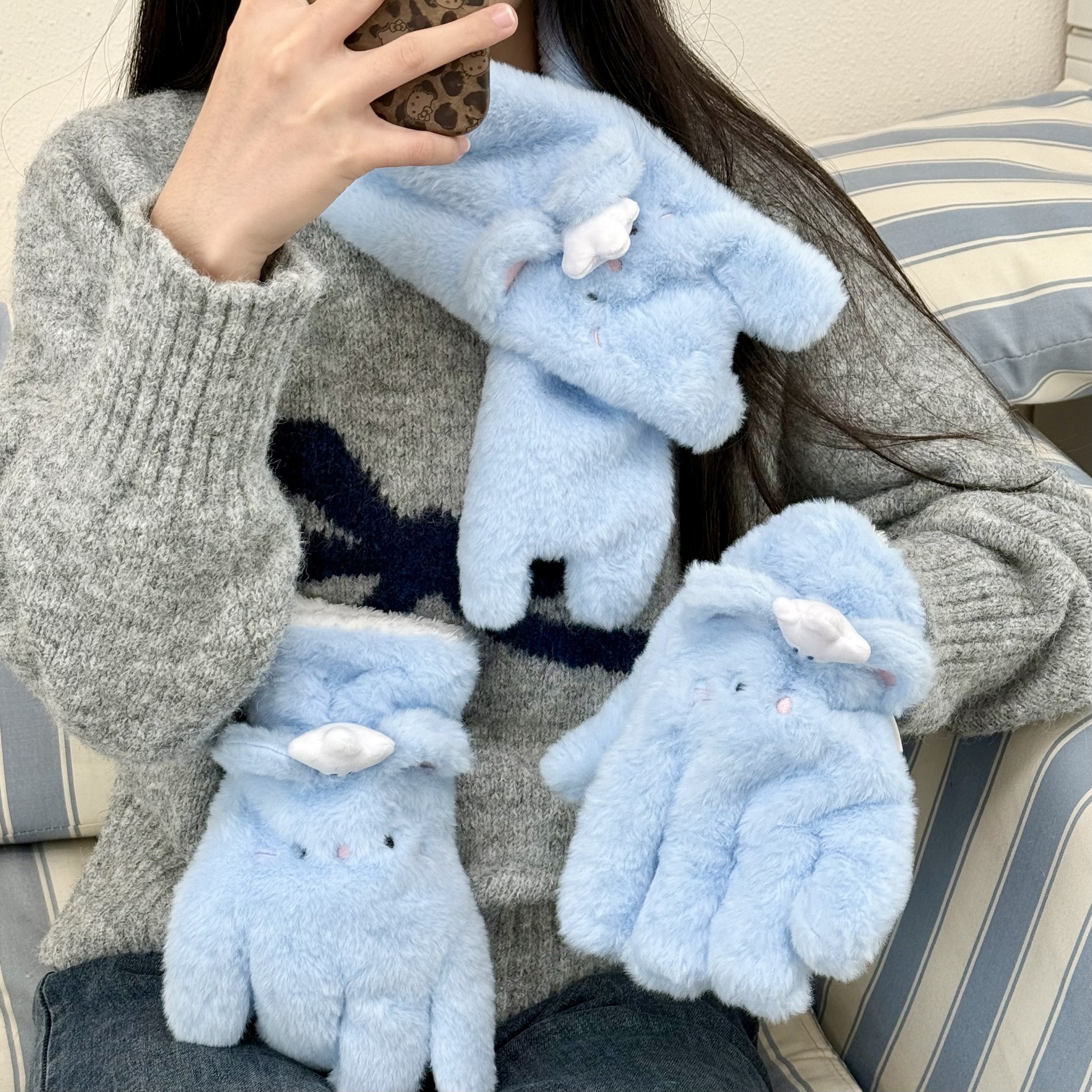 Cocinero medio dedo de ratón guantes de flip de invierno para mujeres acelerar la escritura de los estudiantes de ciclismo a prueba de viento y frío
