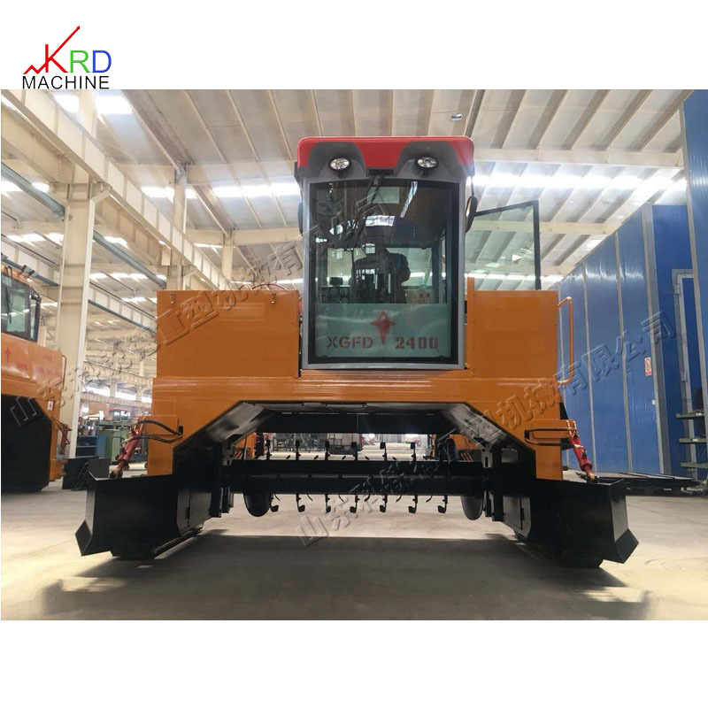 农用自走式翻堆机 履带畜禽粪便翻抛机 座驾式柴油堆翻机易操作