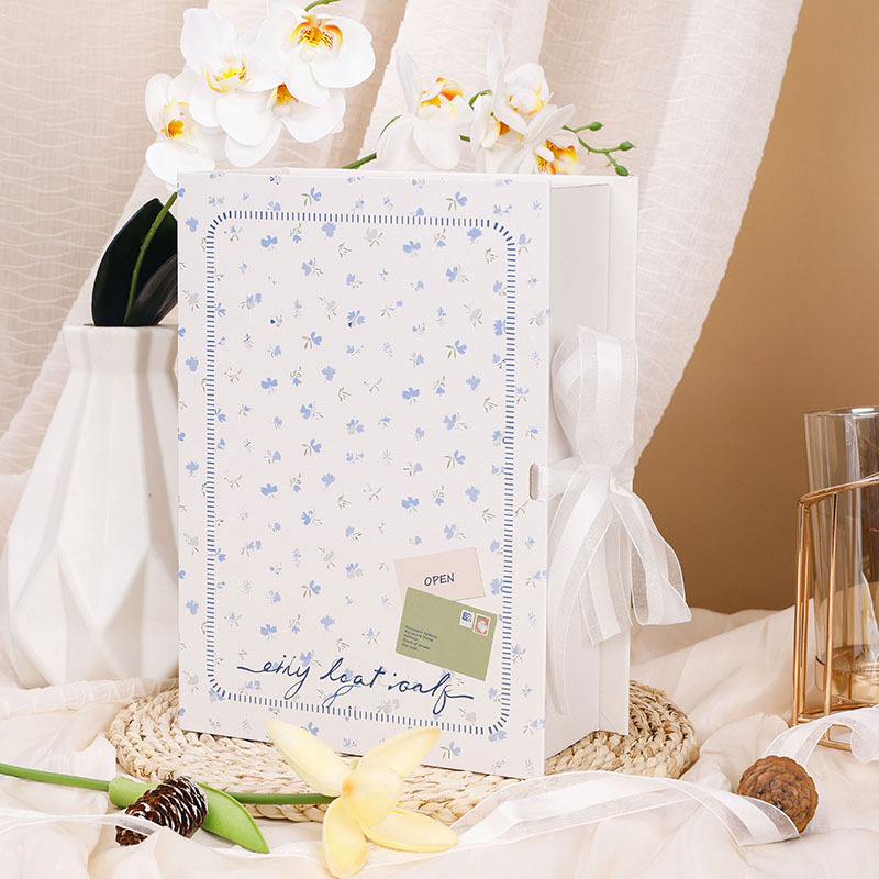 创意伴手礼礼盒空盒礼品盒高级感书本翻盖盒生日情人节礼物包装盒