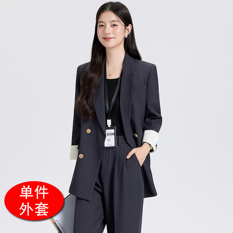 高级感新款今年流行2025春秋西装外套小个子韩版宽松休闲西服1933|undefined