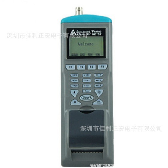 衡欣AZ9861PH计记录器印表机 电子PH计PH测试计酸碱计带打印