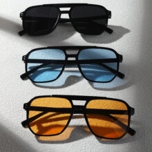 Y 18836 Retro Double Bridge Sunglasses ����˫��̫���� �羳