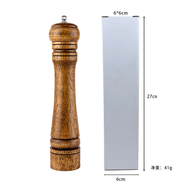 手動 5 インチ 8inch 10inch グラインダーペッパーグラインダーオークペッパー挽きたてのペッパー調味料瓶グラインダーボトル|undefined