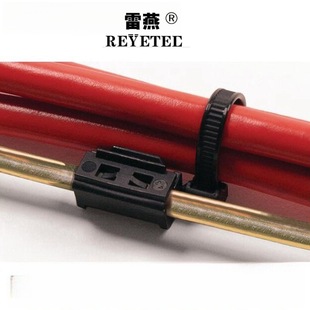 Hellman Tatsu cable tie T50SOSWB1.8E model 1-piece fixed cable tie with cable clamp 148-00090
