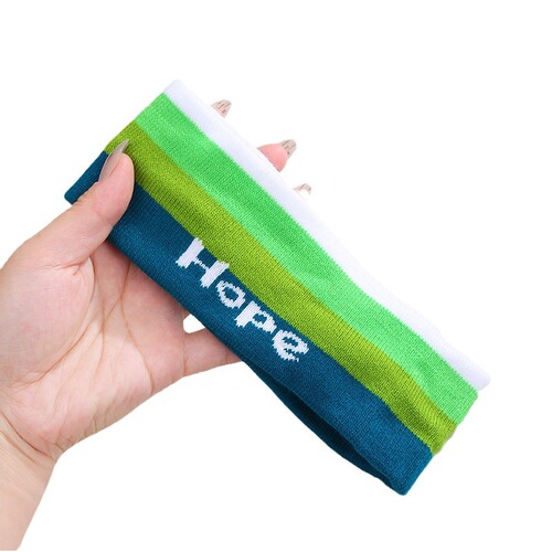 Sports headband unisex fitness yoga sweatband outdoor running absorbent sweat street dance hair tie fashion