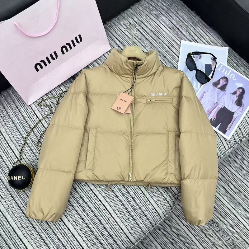 mm家25ss秋冬新款蹄花满印工艺短款羽绒服时尚百搭显瘦|undefined