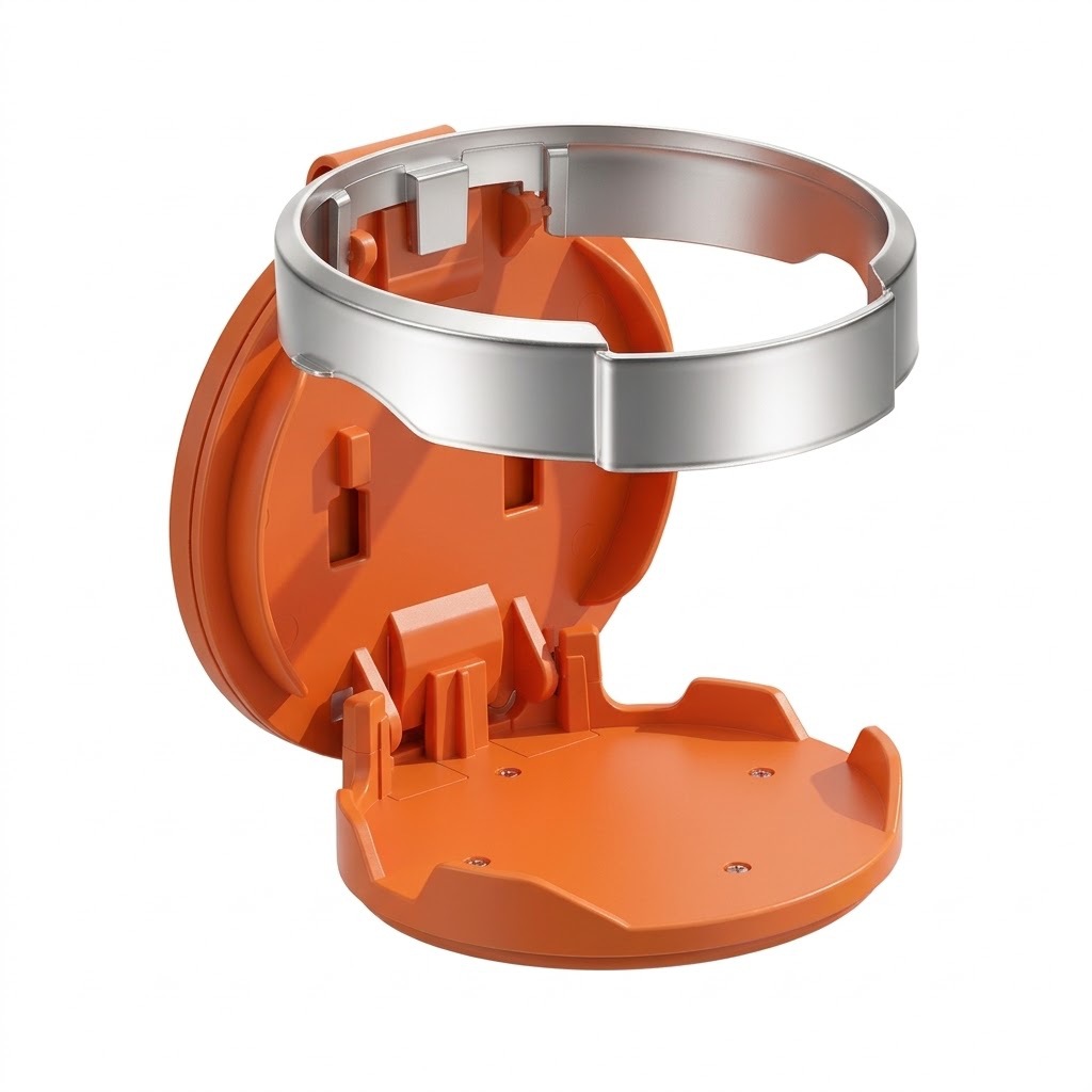 Car door cup holder, in-car storage organizer, foldable cup holder, multi-functional cup tray, fixed storage bracket, portable
