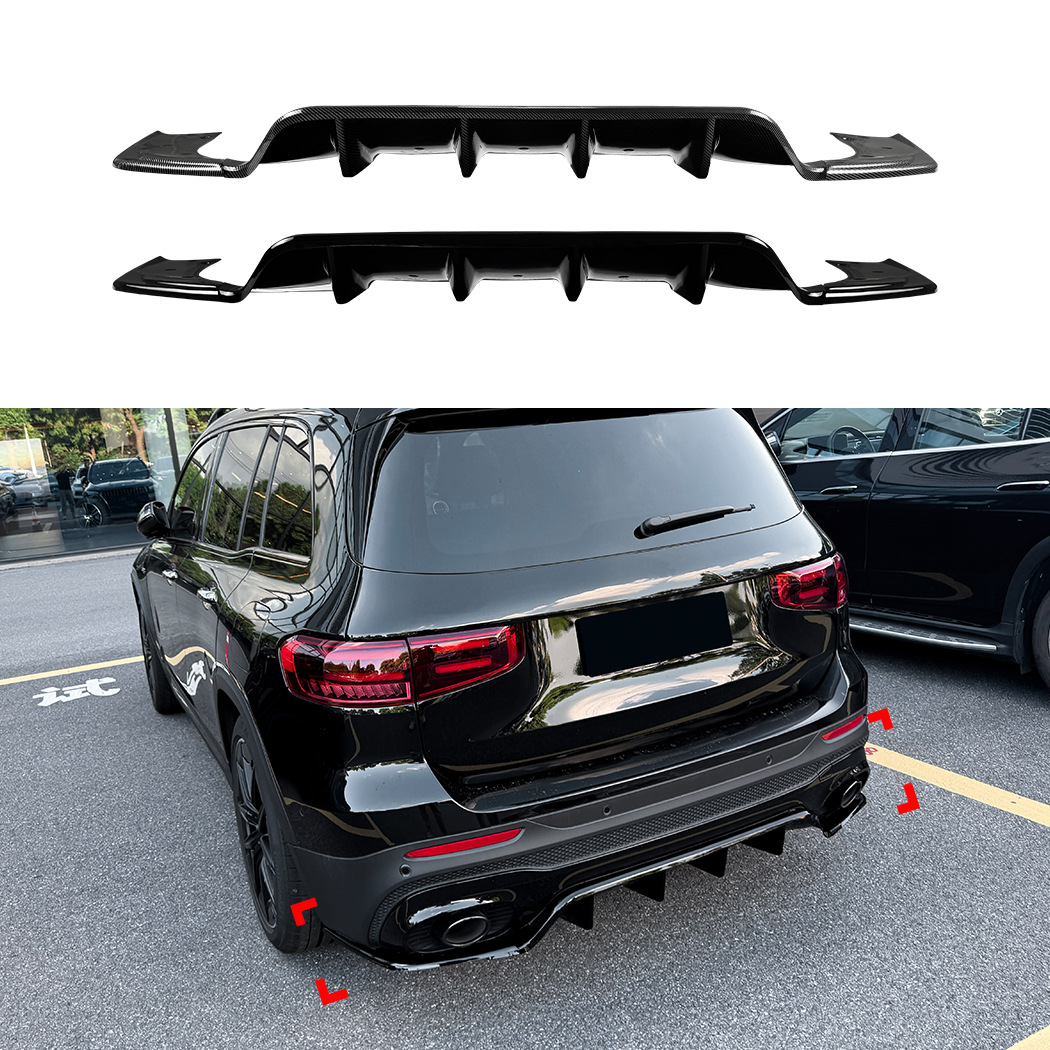 Suitable for Mercedes-Benz GLB X247 AMG Line GLB35 AMG rear lip spoiler small body kit modification