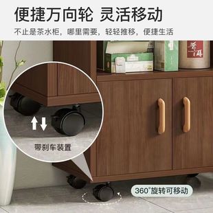 Modern Simple Tea Cabinet Cupboard Home Kitchen Storage Cabinet Living Room Wall Cabinet Office Water Storage Cabinet