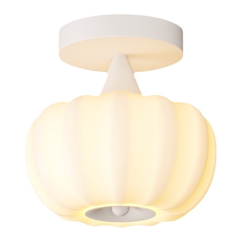 [Selección estricta] lámpara de pasillo lámpara de pasillo viento de crema simple cocina moderna entrada pequeña lámpara de techo lámpara de cabezal de cama