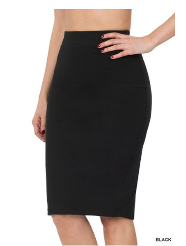2025 New Women's Elastic High-Waist Over-Knee Pencil Skirt