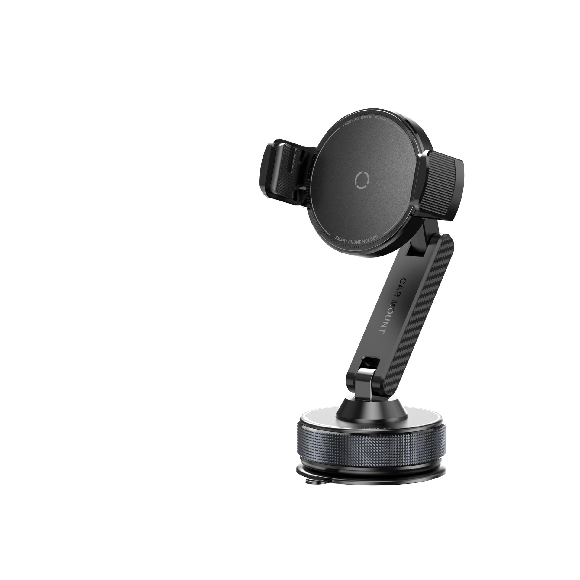 Soporte de teléfono móvil montado en automóvil Consola central Soporte de fijación de teléfono móvil Nano aspirador de vacío 360 grados marco de navegación de teléfono móvil giratorio