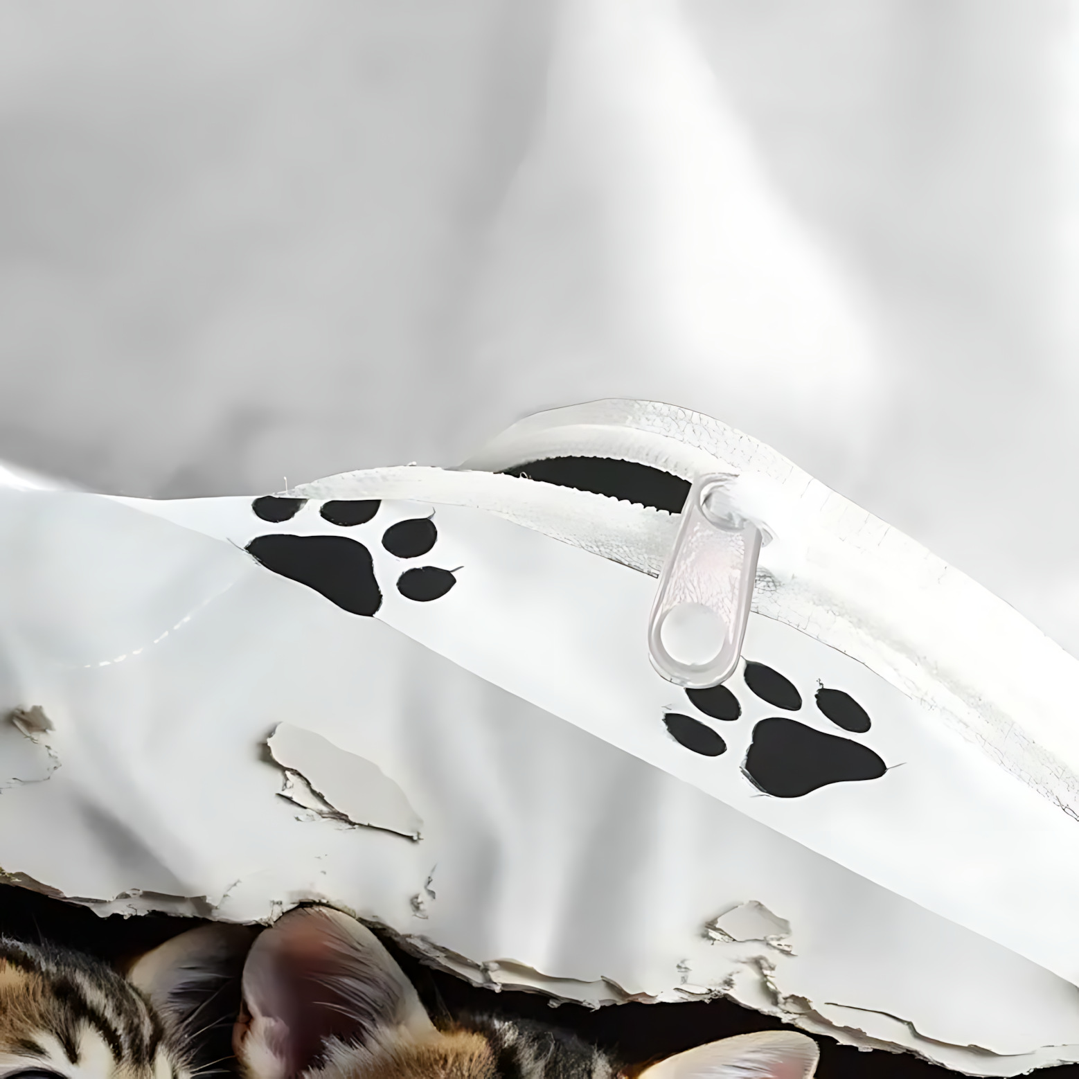 TEMU / JIT negro y blanco gatito impresión digital transfronteriza nuevo producto de pelo abrasivo colcha de cama