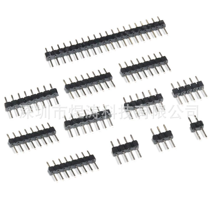 Штырь 1*2/3/4/5/6/7/8/9/10/12/15/20/40п одиночного штыря строки 2,54 мм размечая прямой