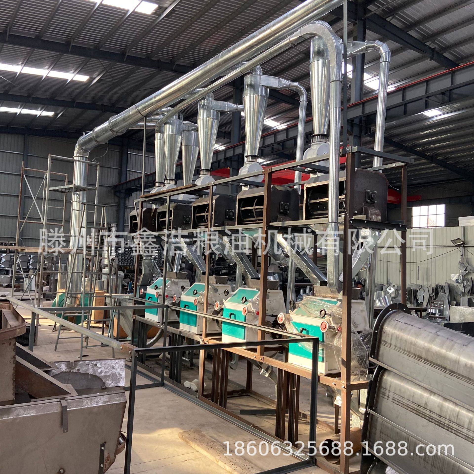 玉米脱皮打面机 全自动小麦磨面机粮食加工面粉机