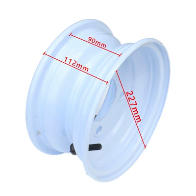 Wholesale ATV ATV accessories 19 Hub - 19-x700-8-white-front-wheel