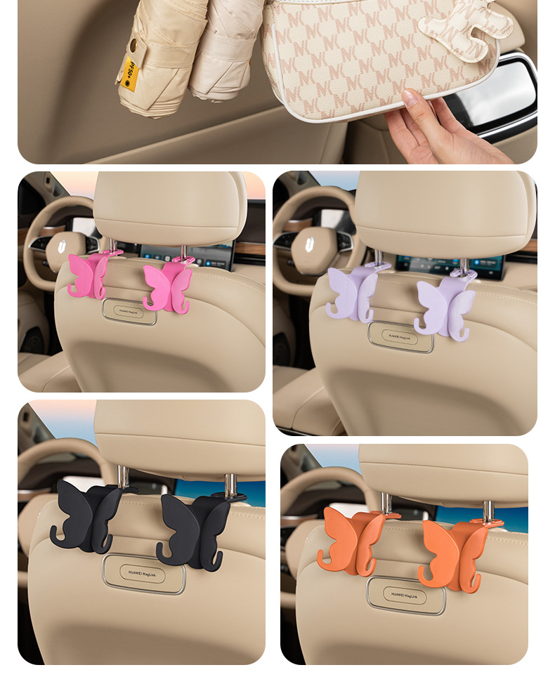 Car seat multifunctional hook rear creative cute small hook car interior products in stock straight hair