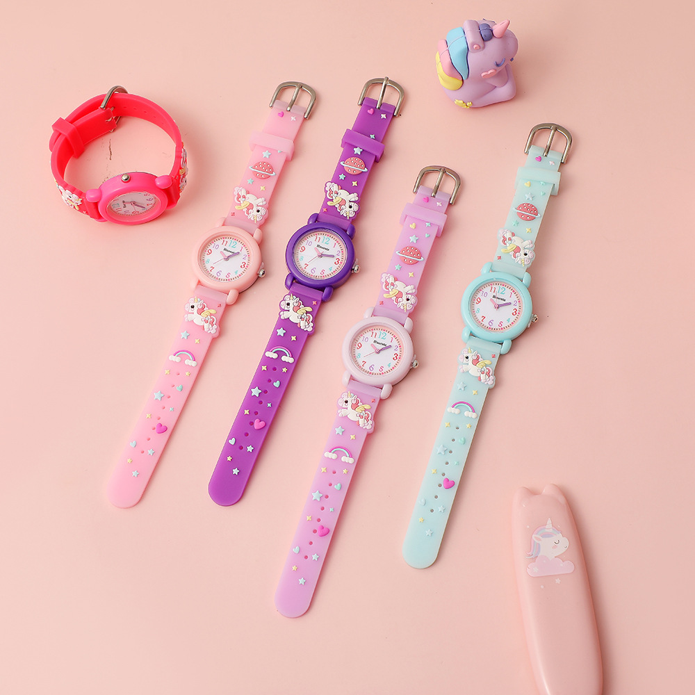 Cartoon Style Cartoon Buckle Quartz Kids Watches display picture 1