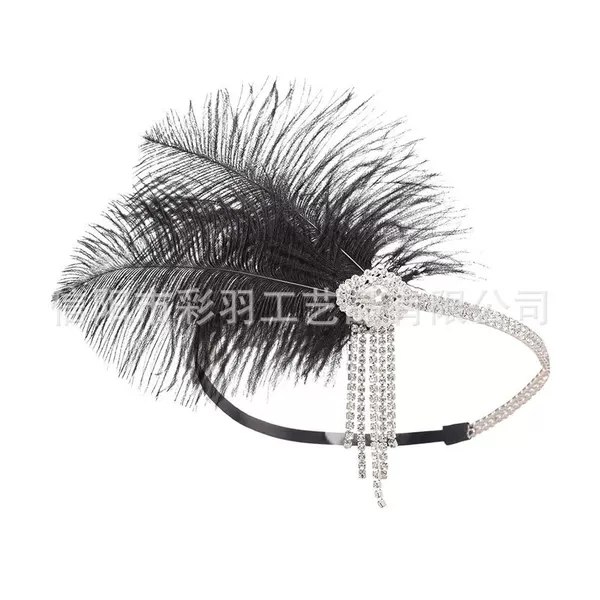 Amazon's best-selling feather headband, double feather tassel headband, costume party accessory