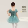 儿童夏季女童短袖舞蹈服