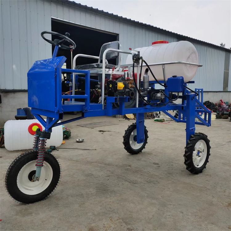 柴油机12马力发动机 高度1.6米座驾式三轮打药机 液压升降折叠