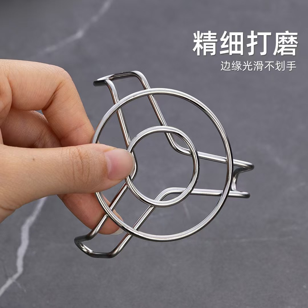 Mini cocina doméstica estante de vapor de acero inoxidable multifuncional estante de huevo al vapor estante de aislamiento térmico estante de verduras al vapor gran lote pequeño