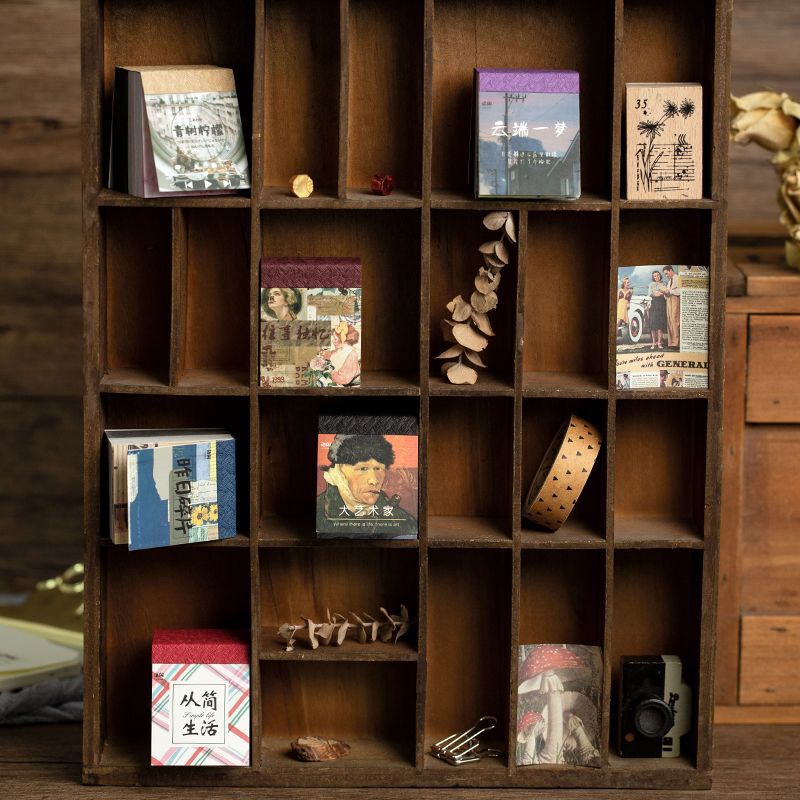 400 hojas de material de papel collage de cuentas de mano no adhesivo cuentas de mano vintage notebook de viento