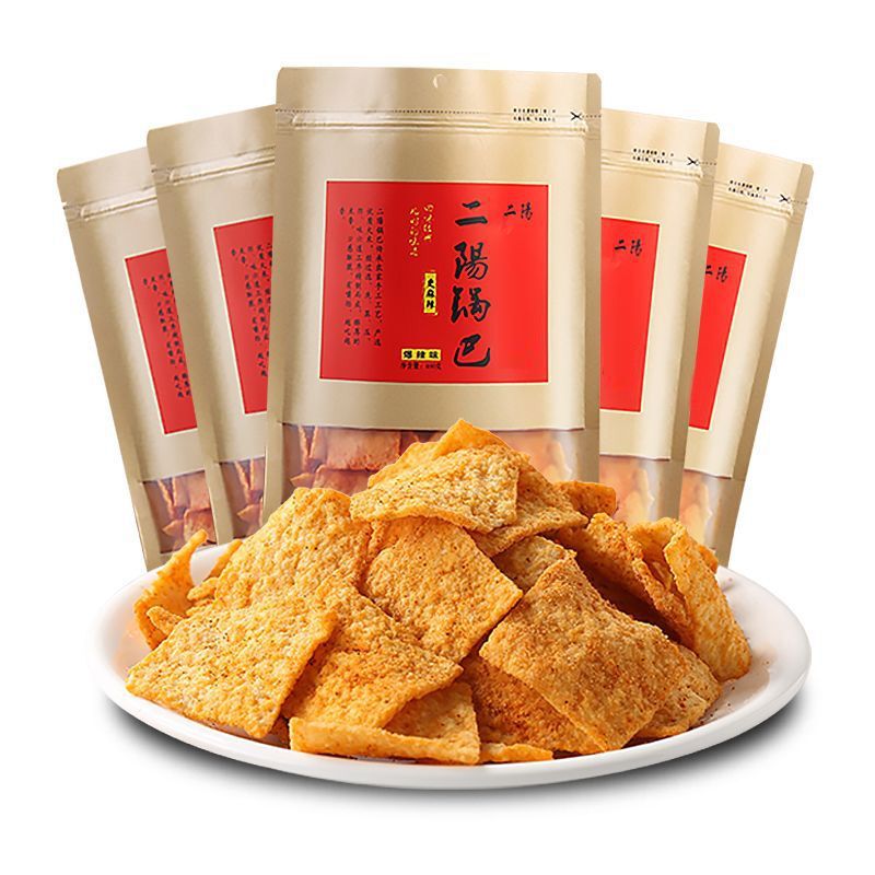 二阳手工锅巴零食休闲解馋食品襄阳怀旧小吃花椒锅巴食品网红400g|undefined