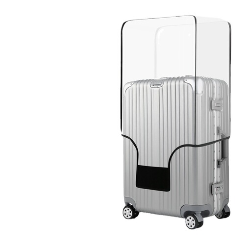 Luggage cover transparent waterproof pull-up suitcase cover travel leather suitcase cover 20/24/26/28/hood thick wear-resistant