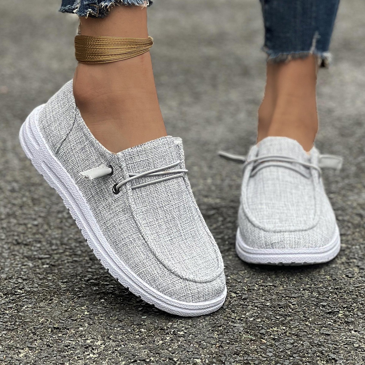 SHLIANG Women'S Canvas Breathable Fashion Vulcanized Sports Shoes Woman Casual Flat Shoes Female Light Walking Shoes SB168_voghion.com