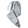 Men's autumn sports fleece trend trousers, wholesale, Korean style, suitable for teen