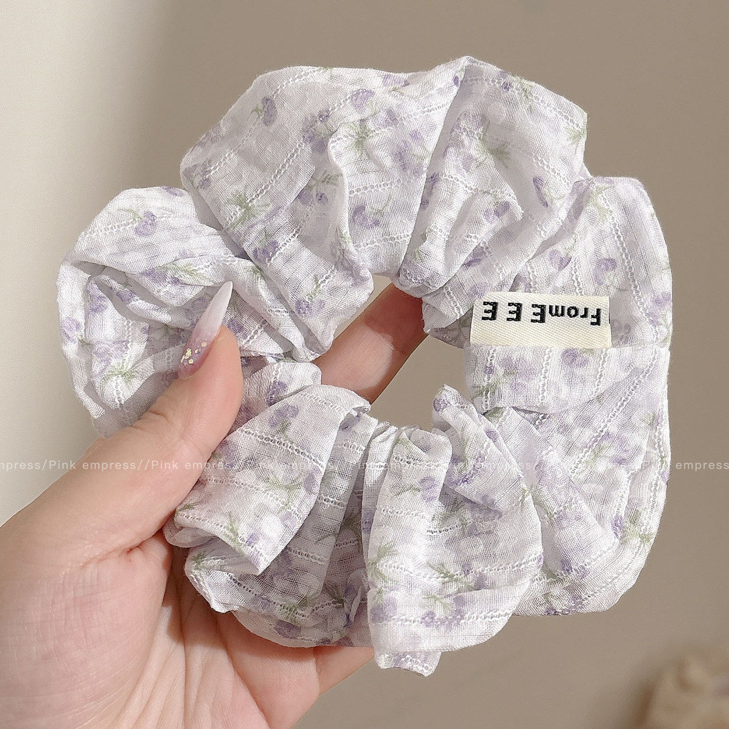 Anillo para el cabello de intestino grueso de gran tamaño coreano, bufanda cuadrada de alta calidad femenina, cuerda para el cabello, banda elástica y duradera, flor de viento perezosa